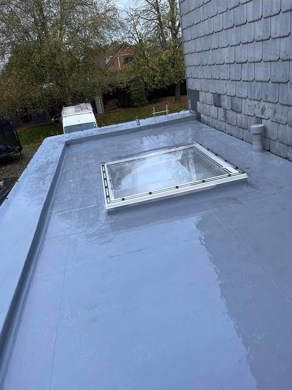 Toitures plates et plateformes EPDM Tournai